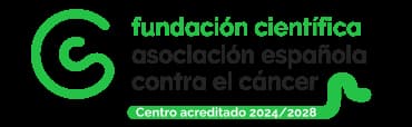 Fundación Científica Asociación Española Contra el Cáncer centro acreditado 2024 2028 logo